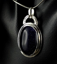 Anhänger Silber 925 Blaufluss