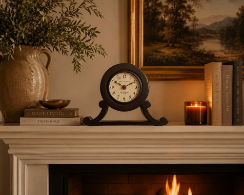 Vintage holz tischuhr - vintage,