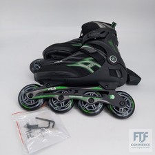 Fila Herren Damen Inlineskates Inliner Wave 84 schwarz-grün 41 EU