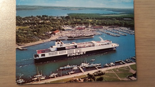 Postkarte passagierfährschiff - postkarte,