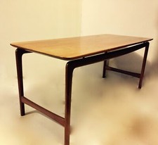 Couchtisch TEAK FRANCE&SON DENMARK Messingmarke Peter Hvidt Orla Nielsen 