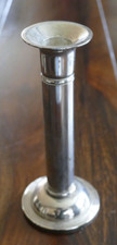 Schöner Kerzenständer Metall vermutlich versilbert TCM Dekoration 17 cm