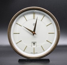 Weimar Tisch Uhr mit Datum, Handaufzug, DDR