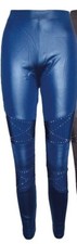 Damen Leggings in Lederoptik
