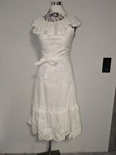 Vintage Retro Brautkleid Sommerkleid mit Stoffgürtel Dachbodenfund Kleemeier Hof