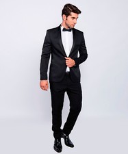 Modern Slim Fit Herren Smoking