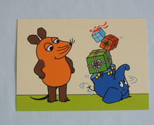 1x Postkarten Die Sendung mit