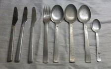 8Teile DDR Alu Besteck