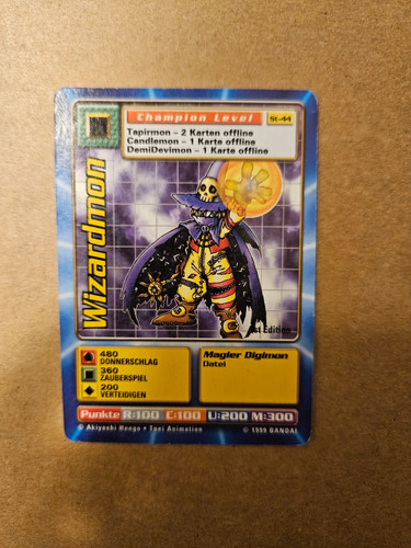 Digimon karte 1999 1st - 1999,