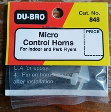 DU-BRO 848 Micro Ruderhörner