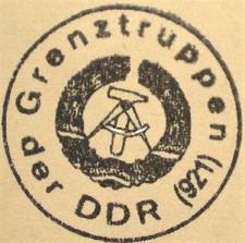DDR Grenztruppen Stempel /
