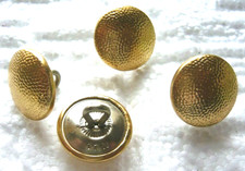 2x Bundeswehr Knopf 17mm gold Uniform Schulterklappen General Oesenknopf  L Oese