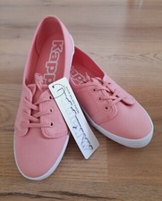 Damen KAPPA Schuhe Sneaker Stoff Ballerina Coralle Weiß Gr. 40