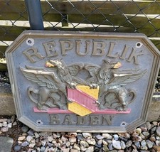 Altes Badisches Grenzschild