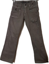 Damen Cargohose Army Grau