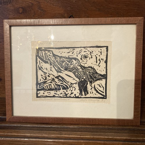 Wandbild bild linolschnitt - kl.,