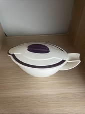 Tupperware Thermo Duo Sauciere Lila - Weiß 550 Ml & 400 Ml Neu