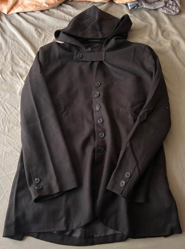 Yohji yamamoto hooded - hooded, wool