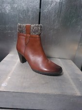 Neue CAPRICE Stiefeletten Gr 38 (5) Leder braun cognac Stiefel Boots #1670