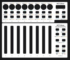 Overlay (weiß) für Behringer