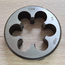 G 3/4" Schneideisen Rohrgewinde Gasgewinde HSS rechts Gewindeschneider