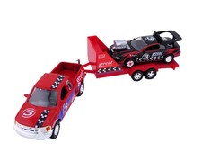 Modellauto mit Anhänger