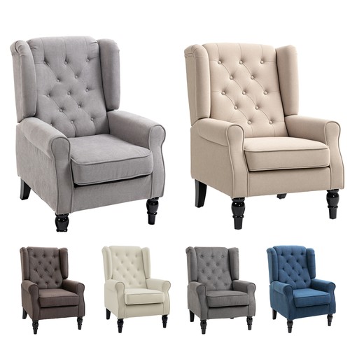 Homcom ohrensessel gepolstert - homcom,