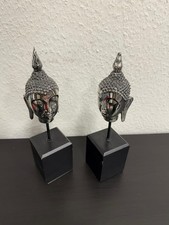 Buddha Deko Köpfe 2er Set