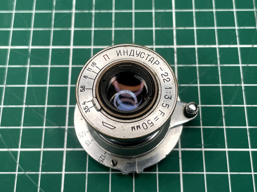 Industar lens 1948 - industar-22, #159