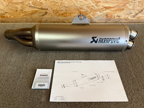 Akrapovic exhaust titanium