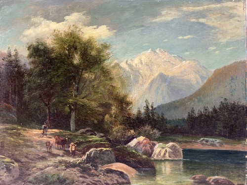 Altes ölbild ölgemälde - Ölbild,