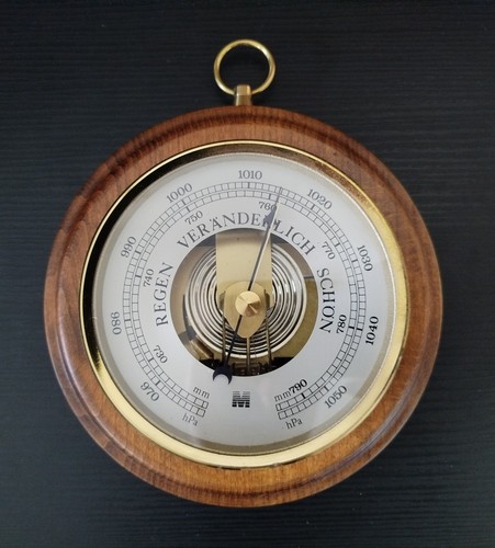 Fischer barometer messing - barometer,