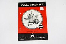 Solex 32 PDSIT / 32PDSIT-2/3 Vergaser Unterlagen / Handbuch / Heft Beschreibung