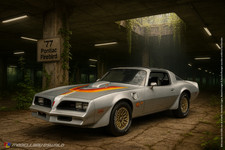1:18 Greenlight - 1977 Pontiac Firebird Fire Am - Ersatzteile - Spare Parts