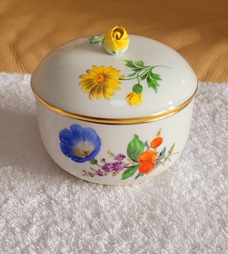 Meissen große zuckerdose - meissen,große,