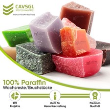 5 Kg Wachsreste Wachs Kerzenwachs Kerzenreste Premium Paraffin Farbauswahl DIY