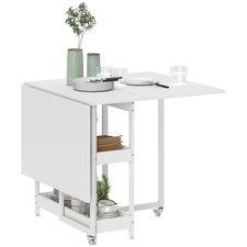 Drop Leaf Esstisch grau