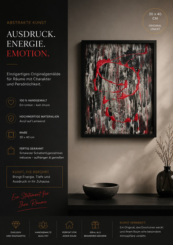 Abstraktes originalgemälde - abstraktes,