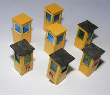 HO Telefonzelle Telefonbude Wachhäuschen Streckentelefon Wachposten Plastik Mod.