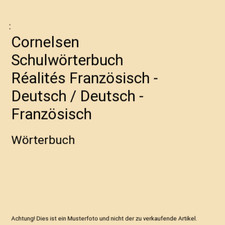 Cornelsen Schulwörterbuch Réalités Französisch - Deutsch / Deutsch - Franzö