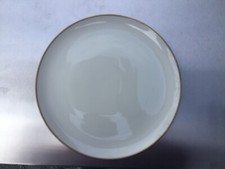 3 Stück Winterling Marktleuthen Bavaria Goldrand Elfenbein Speiseteller 1950er