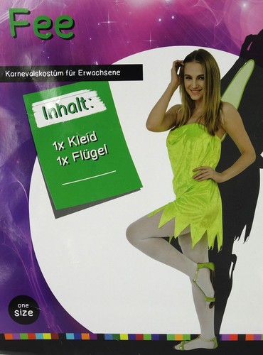 Damen feenkleid flügel - feenkleid,
