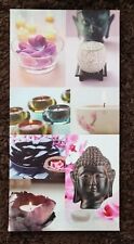 Kunstdruck Bild Buddha Orchideen mit LED Lichter **NEU**