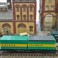 Roco H0 Containertragwagen