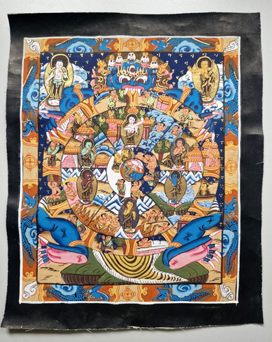 Lebensrad thangka samsara - lebensrad,