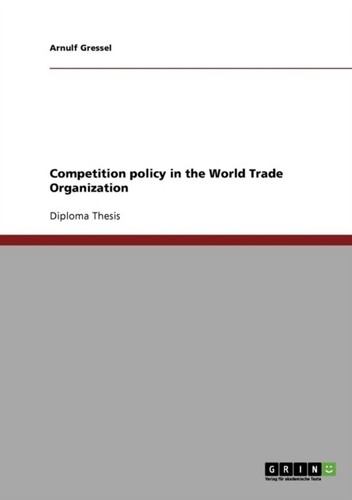 Gressel competition policy - gressel,