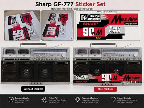 Aufkleber für grills - für, sharp
