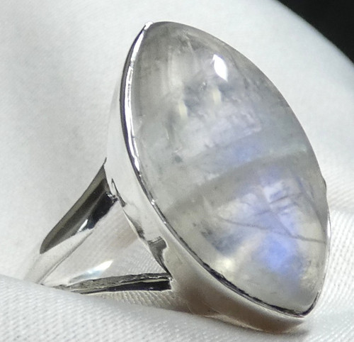 Mondstein ring 925 silber - 925,