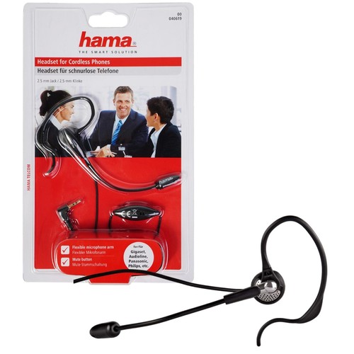 Hama headset kopfhörer 5mm - hama, 2,5mm