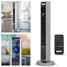 Elektro Heizlüfter Keramik 2200W Heizung Ventilator Turm Bau Heizer Heiz Körper